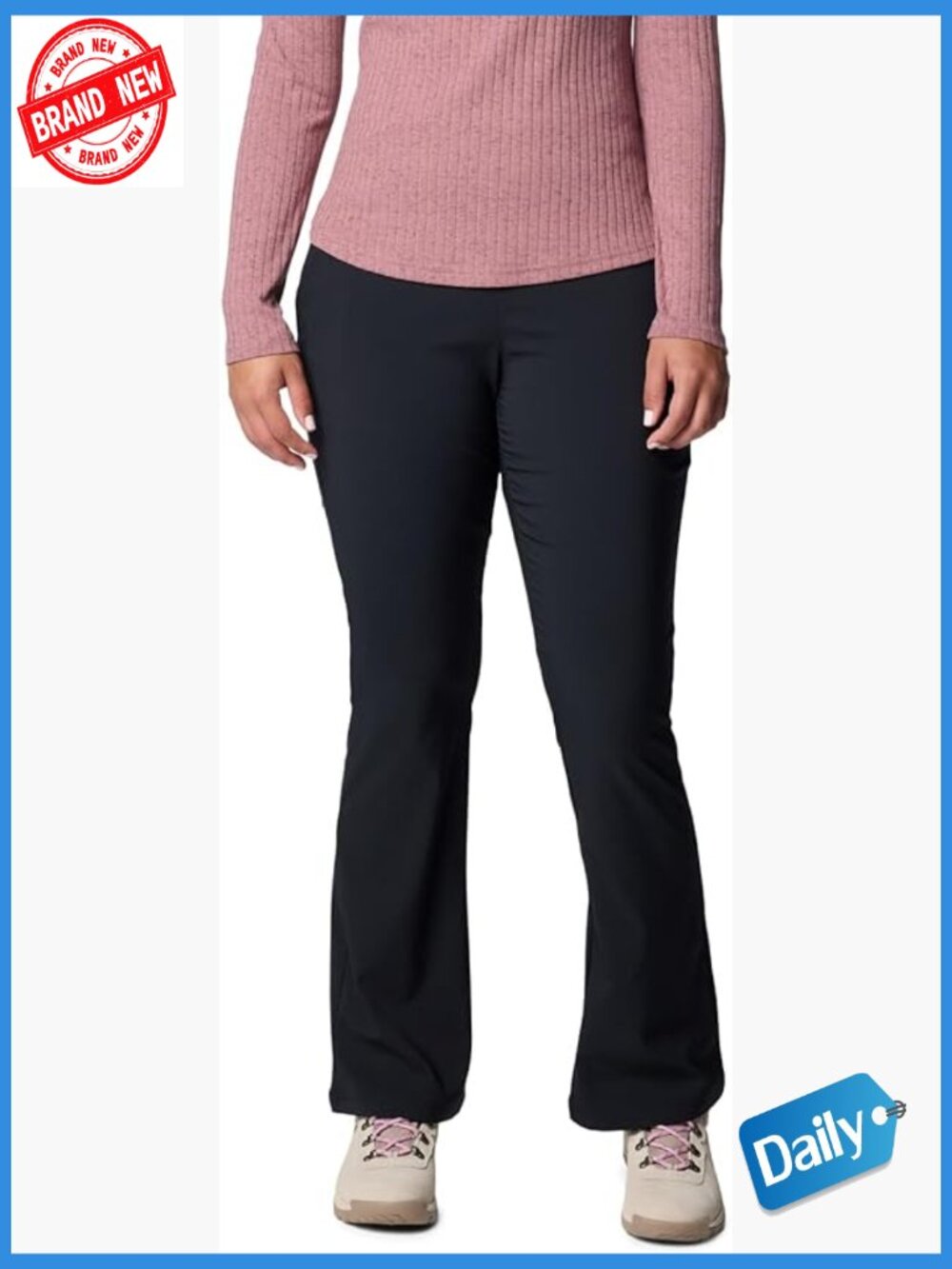 Bootcut Hiking Pants with UPF Sun Protection & Water Repellent
